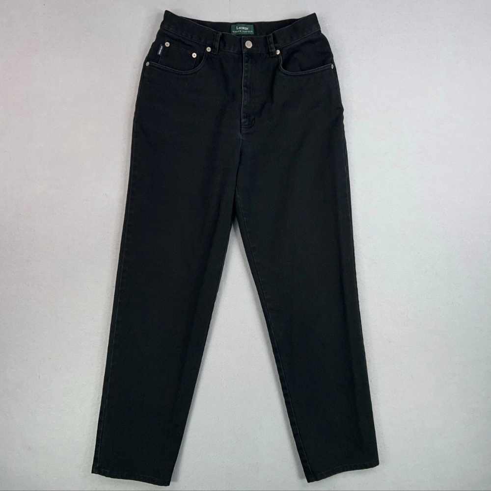 Ralph Lauren Vintage Black High-Waisted Mom Jeans